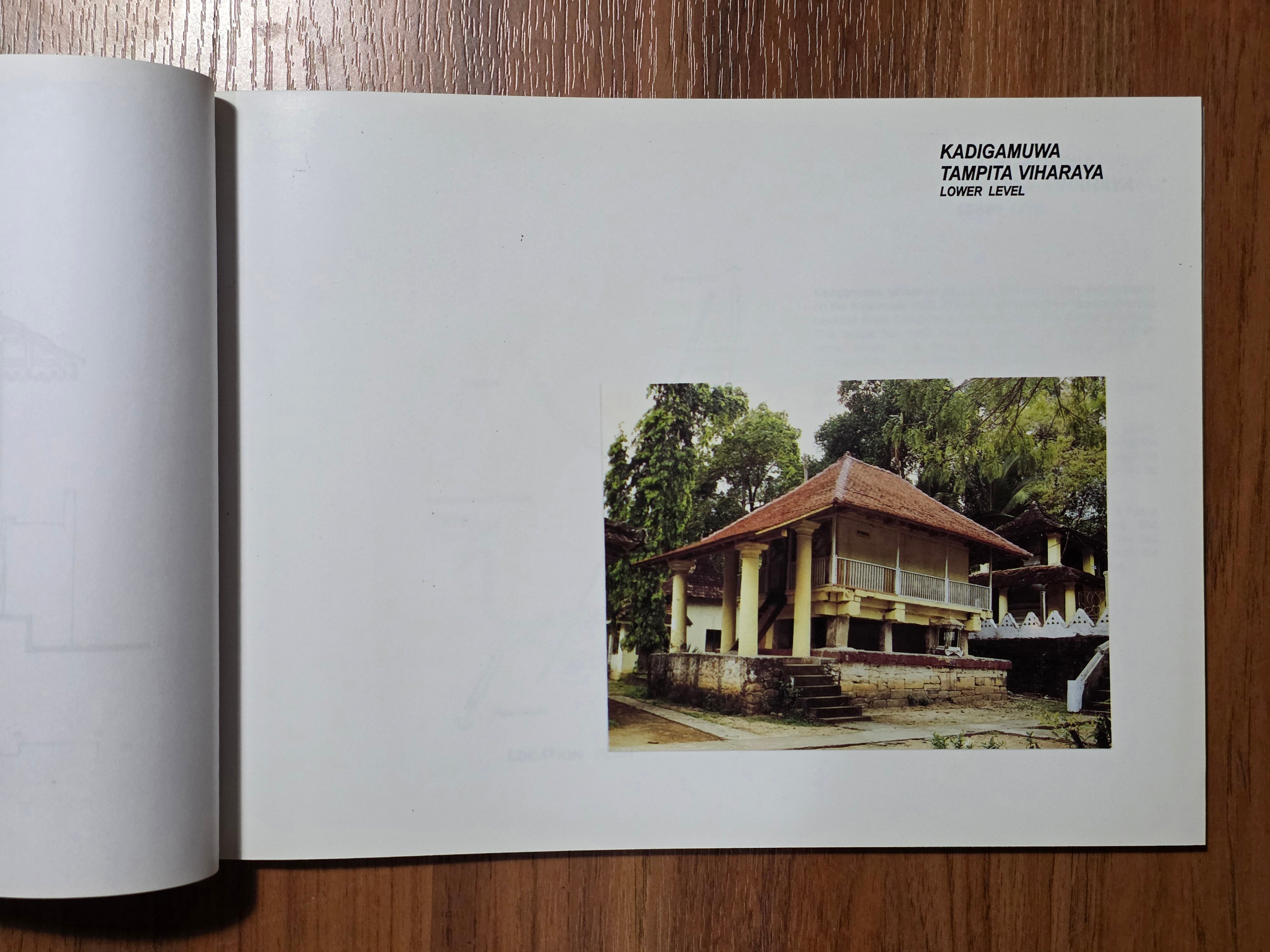 Architecture of Tampitaviharas in Sri Lanka