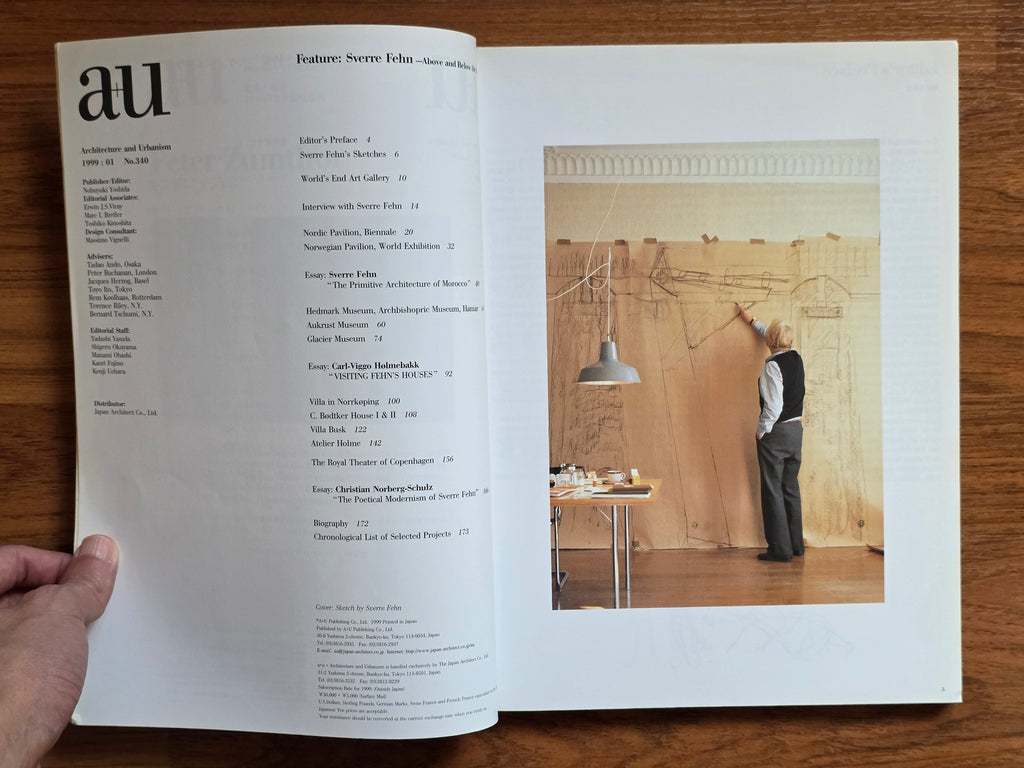 A+U 340  99:01
Sverre Fehn
Above and below the horizon