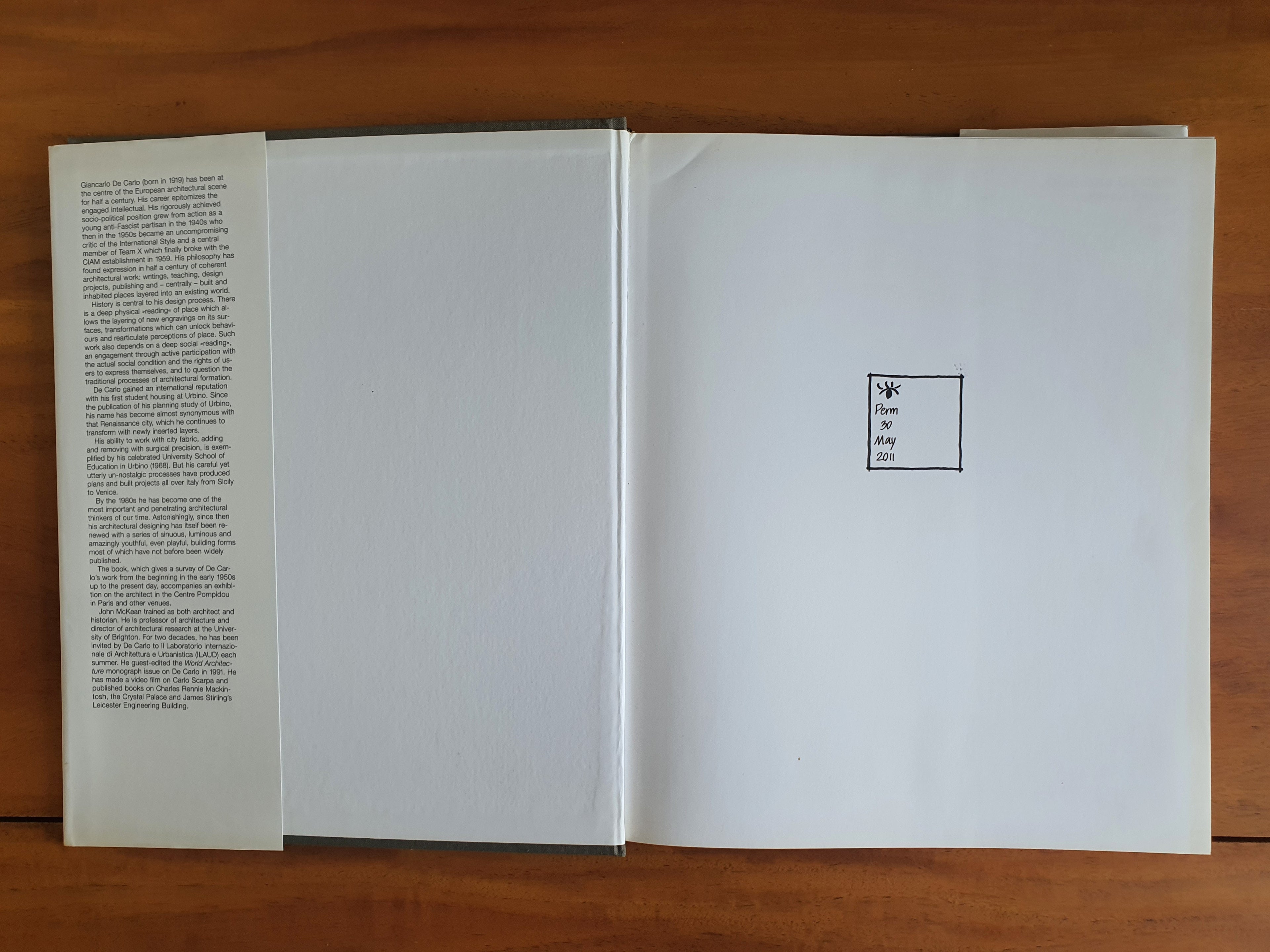 Giancarlo De Carlo: Layered Places (hardcover)