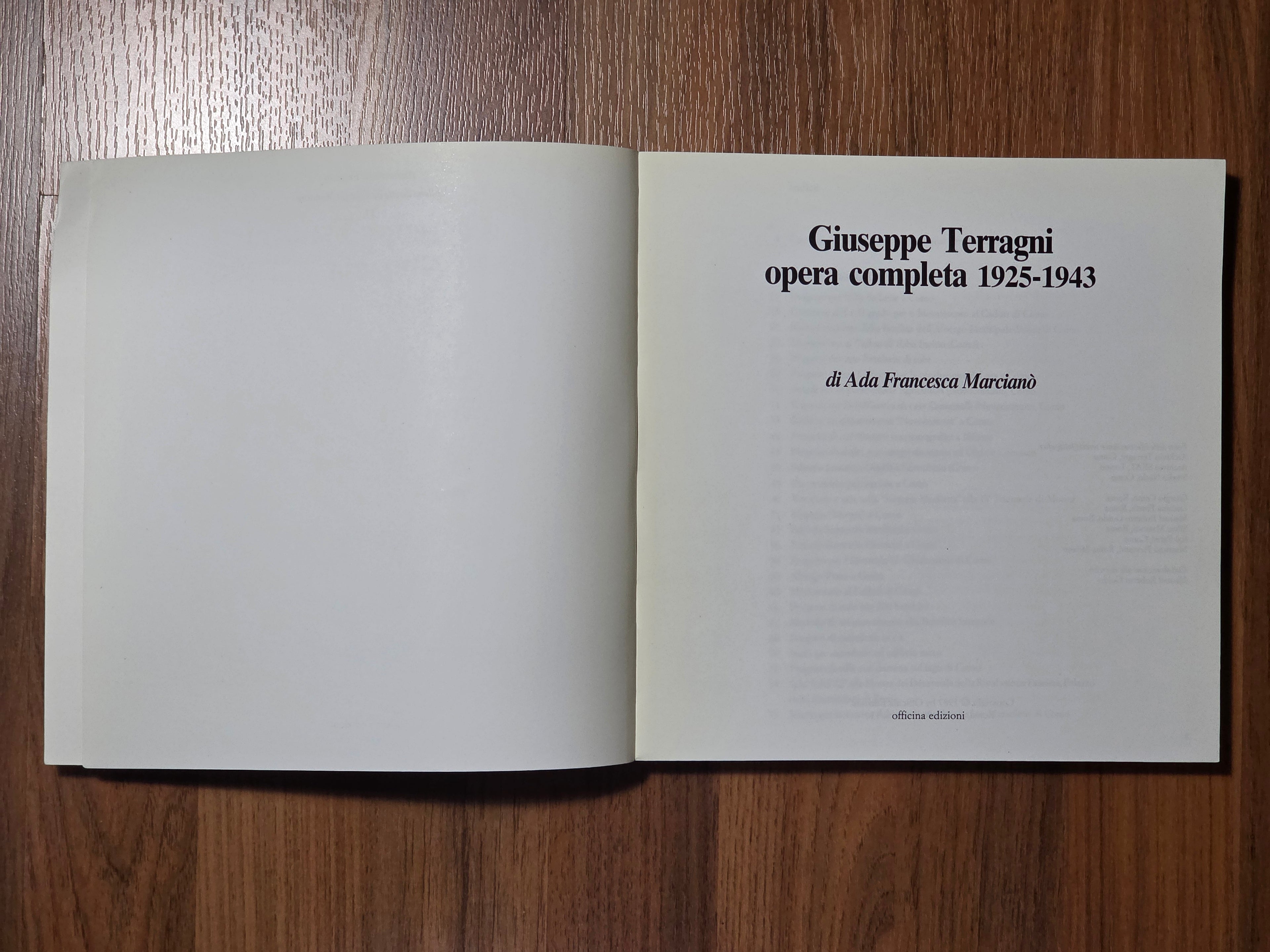 Giuseppe Terragni opera completa 1925-1943