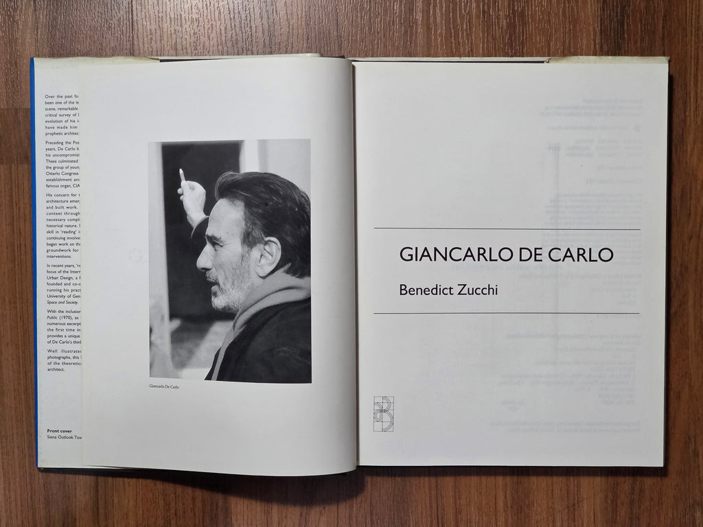 Giancarlo De Carlo
Benedic Zucchi